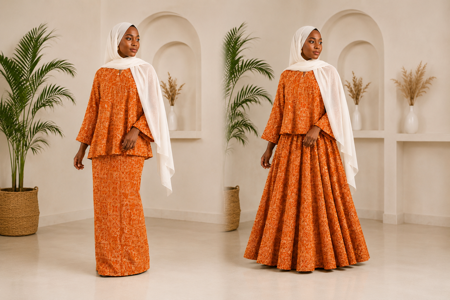 LK Clothiers dresses on display